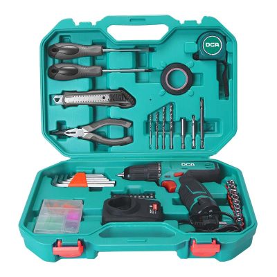 Máy khoan vặn vít dùng pin kèm bộ mũi ADJZ1202 (bộ TD)